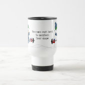 Mug De Voyage Poids de neige levant avec dire (Centre)