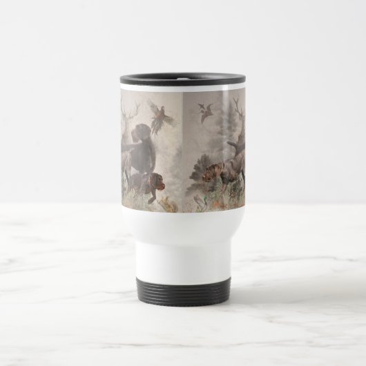 Mug De Voyage Pointer à poil dur allemand (Centre)
