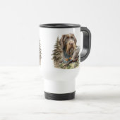Mug De Voyage Pointer allemand à poil dur (Devant droit)