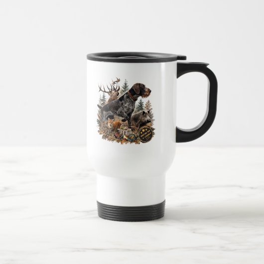 Mug De Voyage Pointer allemand à poil dur (Droite)