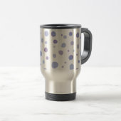 Mug De Voyage points noirs peints à la main (Devant droit)