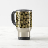 Mug De Voyage Pois d'or de scintillement (Devant gauche)