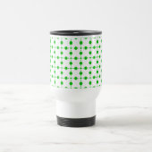 Mug De Voyage Pois verts, Motif à points Polka, points, pointill (Centre)