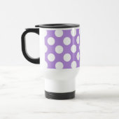 Mug De Voyage Pois violets, Motif à points Polka, points, pointi (Gauche)