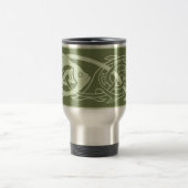 Mug De Voyage Poisson à nouer celtique en vert (Centre)