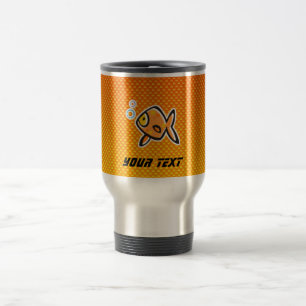 Mug De Voyage Poisson rouge jaune-orange
