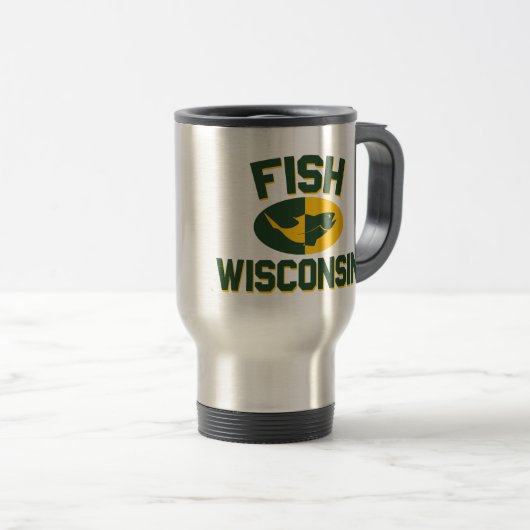 Mug De Voyage Poisson Wisconsin (Devant droit)