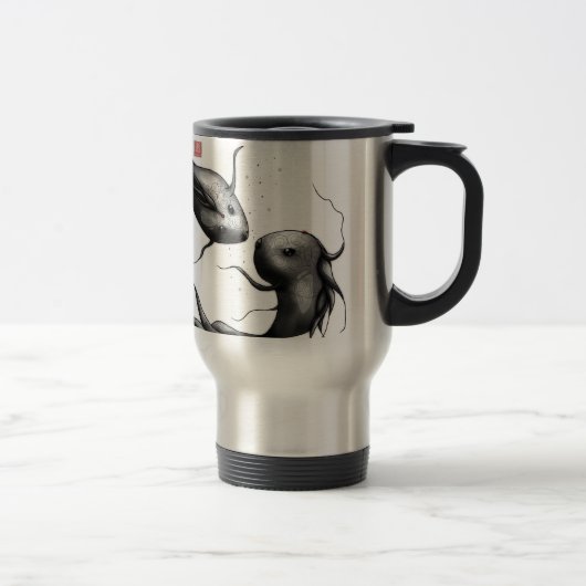 Mug De Voyage Poissons (Droit)