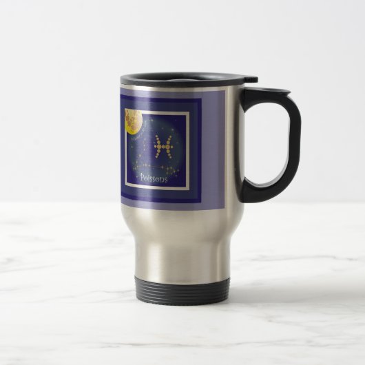 Mug De Voyage Poissons 19 février au 20 (Droit)
