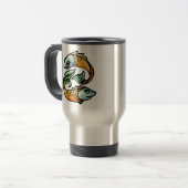 Mug De Voyage Poissons colorés de Poissons (Devant gauche)