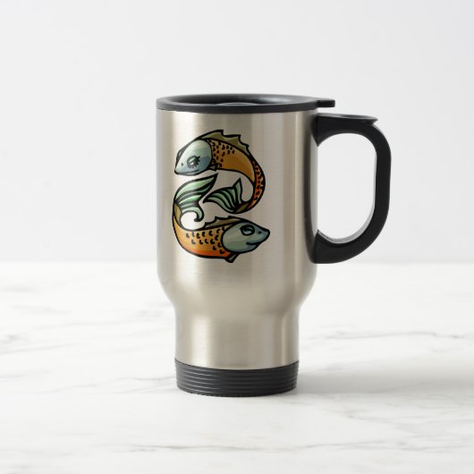 Mug De Voyage Poissons colorés de Poissons (Droit)