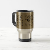 Mug De Voyage Poissons Constellation Hevelius 1690 Décor (Devant gauche)