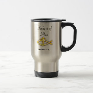 Mug De Voyage Poissons d'hommes citations de la bible la Personn