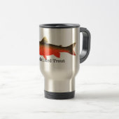 Mug De Voyage Poissons rouges canadiens de truite (Devant droit)