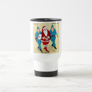 Mug De Voyage Police Navidad : le Père Noël a été très vilain