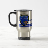 Mug De Voyage Police servant fièrement (Gauche)
