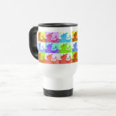 Mug De Voyage Pomme Pop Art (Devant gauche)