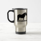 Mug De Voyage Poney de Shetland (Gauche)