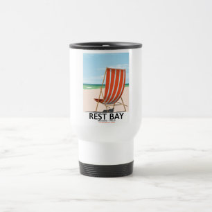 Mug De Voyage Pont de Rest Bay au bout du Pays de Galles
