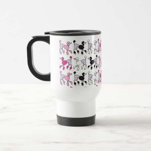 MUG DE VOYAGE POODLE (Gauche)