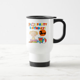 Mug De Voyage Pool Party 3e anniversaire T-shirts et cadeaux