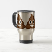 Mug De Voyage poop emoji (Devant gauche)
