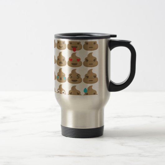 Mug De Voyage poop emojis (Droit)