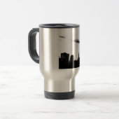 Mug De Voyage Pop Art Black White New York City (Devant gauche)
