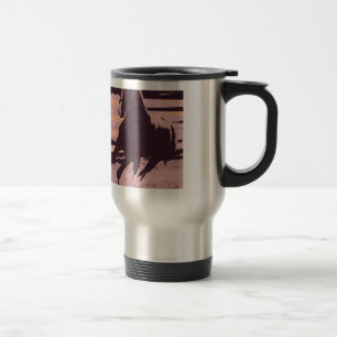 Mug De Voyage Pop Art Galloping Horse