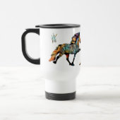 Mug De Voyage Pop Art islandais Cheval (Gauche)