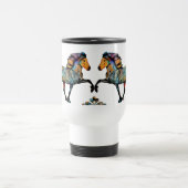 Mug De Voyage Pop Art islandais Cheval (Centre)