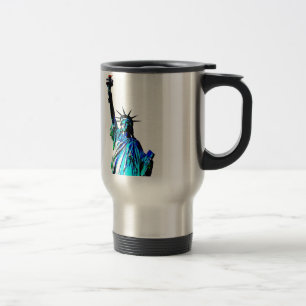 Mug De Voyage Pop Art Lady Liberty