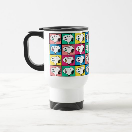 Mug De Voyage Pop Art Snoopy Lips | Mod pour vous Motif (Gauche)