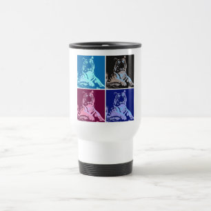 Mug De Voyage Pop Art Tigers