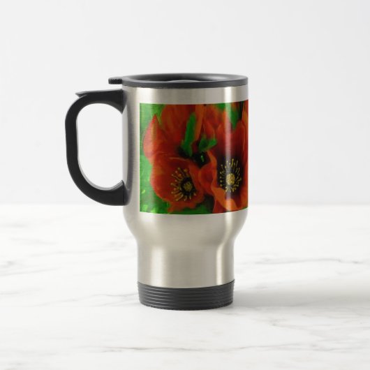 Mug De Voyage Poppies rouges (Gauche)