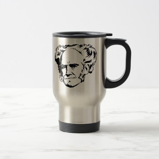Mug De Voyage Portrait d'Arthur Schopenhauer (Droit)