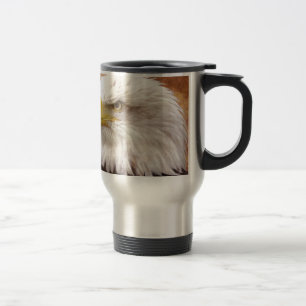 Mug De Voyage Portrait de Bald Eagle