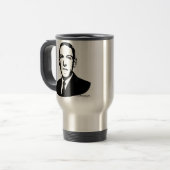 Mug De Voyage Portrait de HP Lovecraft (Devant gauche)