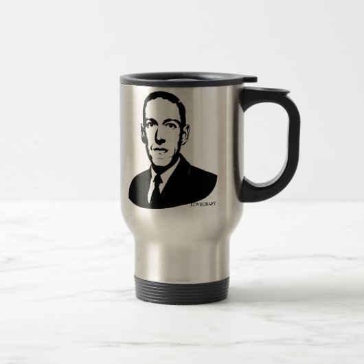 Mug De Voyage Portrait de HP Lovecraft (Droit)