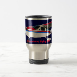 Mug De Voyage Portrait de N13HK, club de vol de Skycombers