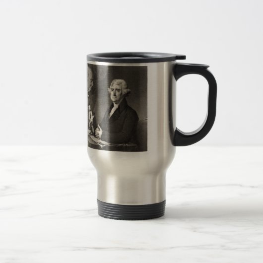 Mug De Voyage Portrait de Thomas Jefferson (Droit)