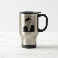 Mug de voyage portrait du président John F Kennedy