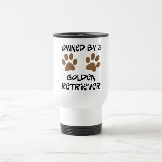 Mug De Voyage Possédé par un golden retriever (Centre)