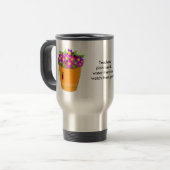 Mug De Voyage Pot à fleurs géant avec un enseignant disant (Devant gauche)