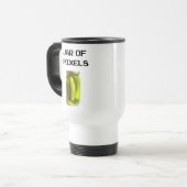 Mug De Voyage Pot de pixels (Devant gauche)