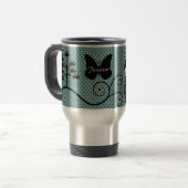 Mug De Voyage Pot Polka japonais personnalisé (Devant gauche)