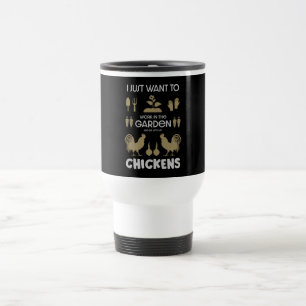 Mug De Voyage Poules Et Jardinage