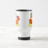 Mug De Voyage Poulet de bande dessinée dans la maison de bonbon (Centre)