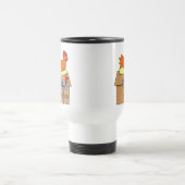 Mug De Voyage Poulet drôle de Chambre de Chook sur la bande (Centre)