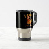 Mug De Voyage Poulet F-Caw-F Classique Cool Unique (Devant droit)